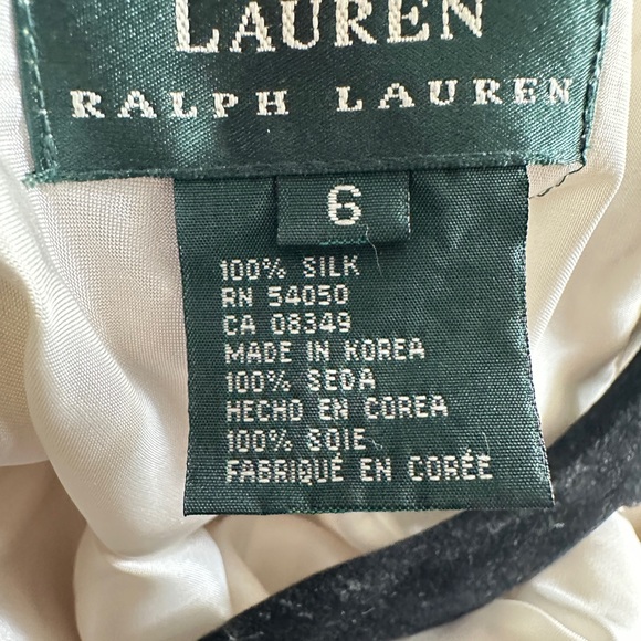 Vintage 90’s Lauren Ralph Lauren Silk Pastel Paisley Maxi Dress SZ: 6